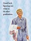 Good Luck Figuring Out What to Do After Graduation Gift Tag